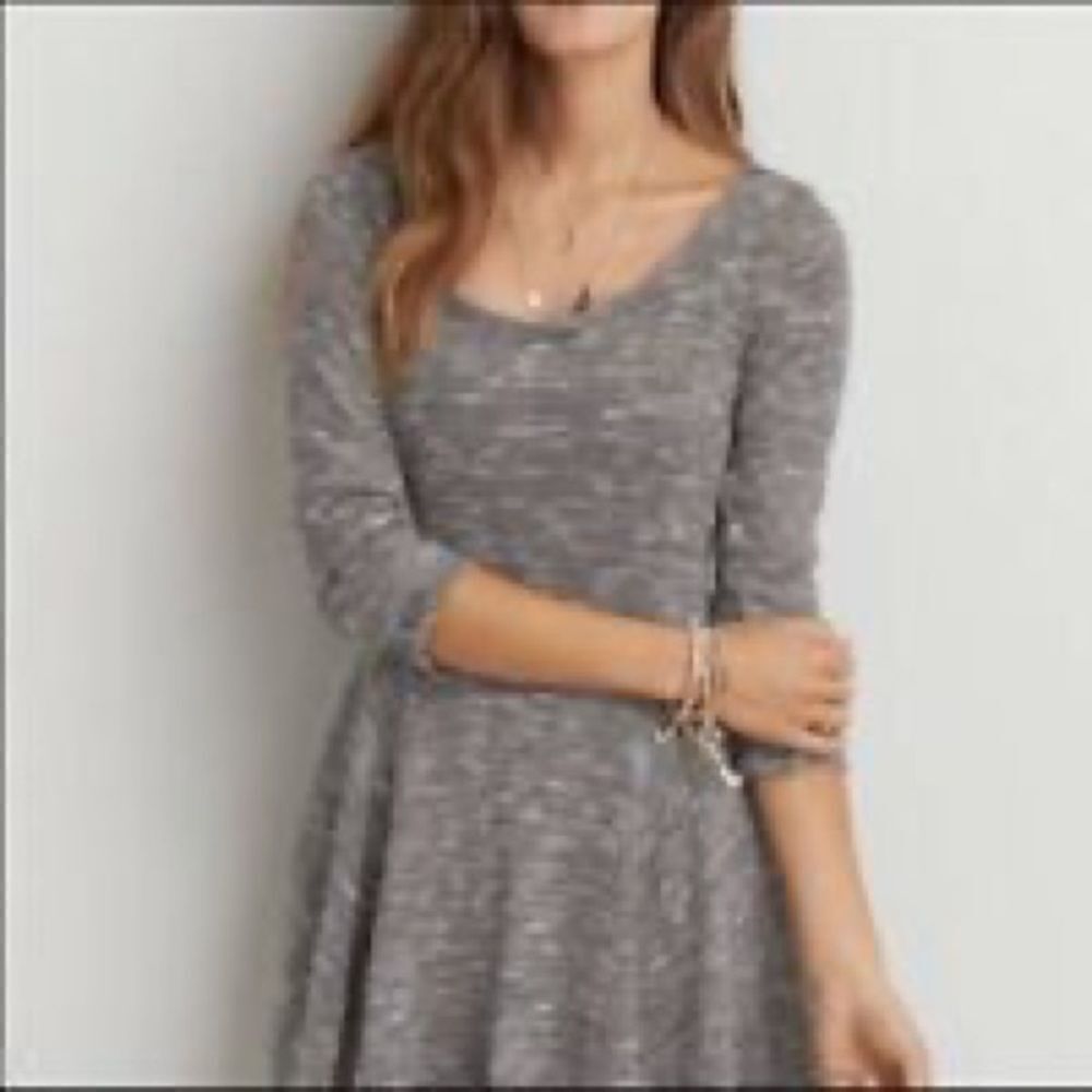✨ Grey fit and flare sweater dress✨